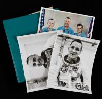 Apollo 1 Archive Exactly as Assembled by Clark McClelland in Original Notebook and Sleeves. Heartfelt Memorial in 50 Photos