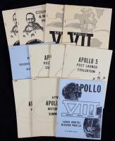 Two Sets of Historical Summaries for Apollo 4, Apollo 5, Apollo 7, and Apollo 8. All Vintage Originals and Authored by Clark McC