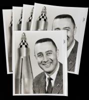 Gus Grissom, (Virgil I. Grissom) 16 Near Mint, Vintage Original, Silver Gelatin B&W Portraits, Project Mercury