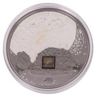 Pultusk Meteorite, 2008 Cook Islands $5 Silver Coin