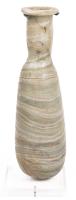 Large Roman Green Marbled Flask Having Great Visual Appeal