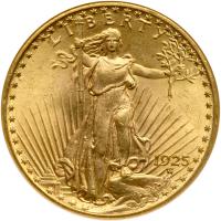 1925 $20 St. Gaudens