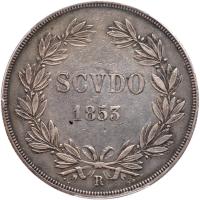 Italian States: Papal/Roman States. Scudo, 1853-R - 2