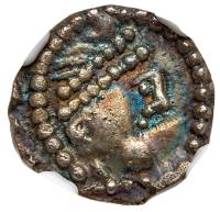 Great Britain. Early Anglo Saxon Period, (680-710). Silver Sceat (1.21 g)