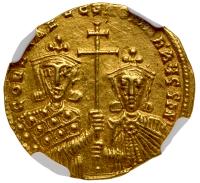 Constantine VII and Romanus II, 946-959. Gold Solidus (4.46g) - 2