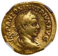 Elagabalus, AD 218-222. Gold Aureus (6.24g)