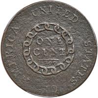 1793. Chain reverse, "AMERICA" in legend - 2