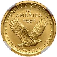 2016-W. Standing Liberty Centennial Quarter &Acirc;&frac14; ozt 24K Gold Coin - 2
