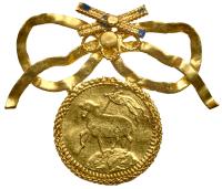 German States: Nuremberg. 1/4 Ducat, 1700 VF Details