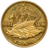 Norway. Gold Medal, ND Choice Brilliant Unc - 2