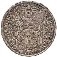 German States: Saxony. Taler, 1601-HB PCGS EF45 - 2