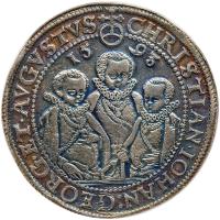 German States: Saxony. Taler, 1593-HB PCGS XF