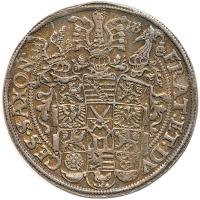 German States: Saxony. Taler, 1593-HB PCGS XF - 2