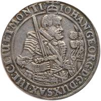 German States: Saxony. Taler, 1641-CR PCGS EF45