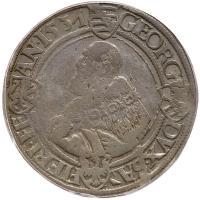 German States: Saxony. Taler, 1537 PCGS VF20