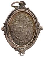Great Britain. Charles I Royalist Silver Oval Badge, ND (ca.1649) PCGS EF40 - 2