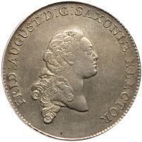 German States: Saxony. Taler, 1764-EDC PCGS XF