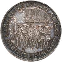 Austrian Netherlands. Charity House and Correctional Home, Silver Medal, 1734 (Brussels) - 2