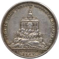 German States: Saxe-Weissenfels. Reformation Silver Medal, 1717 PCGS About Unc - 2