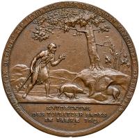 Bohemia. Bronze Medal, 1806 Choice VF