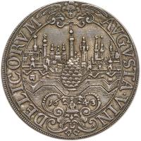 German States: Augsburg. Box Taler, 1643 XF - 2