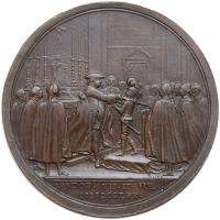 German States: Teutonic Order. Bronze Medal, 1770 PCGS Unc - 2