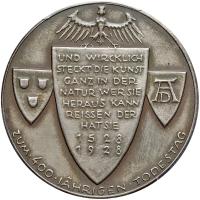 Germany. Silver Medal, 1928 PCGS MS62 - 2