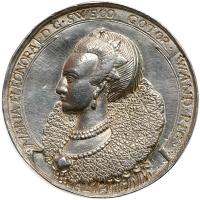 Sweden. Cast Silver Medal, 1627 XF Details - 2