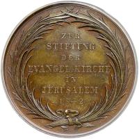 German States: Prussia. Bronze Medal, 1842 PCGS MS64 - 2