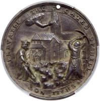 Great Britain. Cast Silver Medal, ND (1688) PCGS AU53