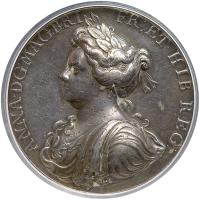 Great Britain. Queen Anne's Bounty Silver Medal, 1704 PCGS XF