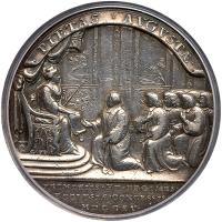 Great Britain. Queen Anne's Bounty Silver Medal, 1704 PCGS XF - 2