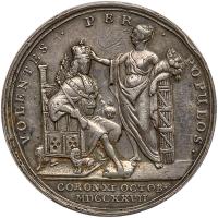 Great Britain. Coronation Silver Medal, 1727 PCGS Specimen - 2