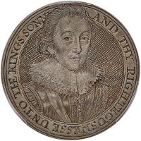 Great Britain. Silver Gaming Token, ND (1616-25) PCGS AU53