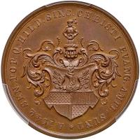 German States: Hildesheim. Bronze Medal, 1842 PCGS Specimen 65