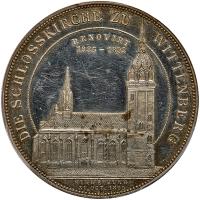 German States: Saxe-Wittenberg. Reformation Silver Medal, 1892 PCGS Specimen 62 - 2