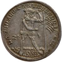 German States: Brunswick-WolfenbÃ¼ttel. 24 Mariengroschen, 1700 PCGS AU58