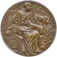 Germany. Pope Benedict XV Support Bronze Medal, 1914 PCGS MS63