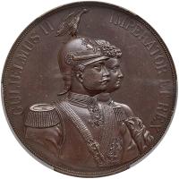 Great Britain. Bronze Medal, 1891 PCGS Specimen 63