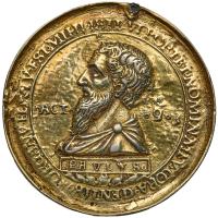 Bohemia. Gilt Silver Medal, ND (c.1500) Sharpness of VF