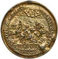 Bohemia. Gilt Silver Medal, ND (c.1500) Sharpness of VF - 2