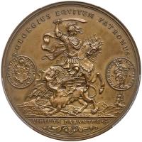 Austria/Hungary. St. George Bronze Medal, 1914 PCGS Specimen 63