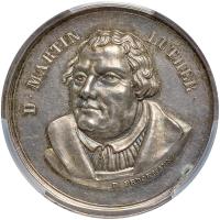 German States: Heilbronn. Reformation Silver Medal, 1817 PCGS Specimen 61