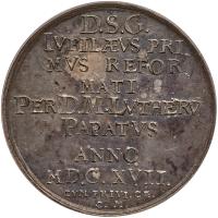 German States: Saxony. Silver Medal, 1617 PCGS About Unc - 2