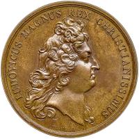 France. Bronze Medal, 1685 PCGS MS64 BN
