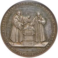 German States: Saxony. Silver Medal, 1830 PCGS Specimen 61