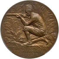 Belgian Congo. Bronze Medal, 1918 PCGS MS64