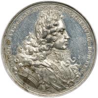 Austria. White Metal Medal, 1714 PCGS MS63