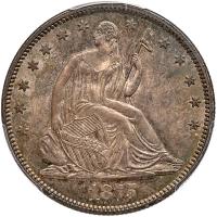 1875-S Liberty Seated 50C PCGS MS66 PCGS MS66