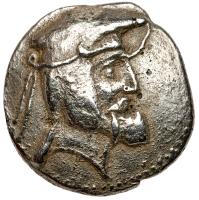 Persis Kingdom. Artaxerxes I, ca. 3rd Century BC. Silver Drachm
4.35g Choice VF